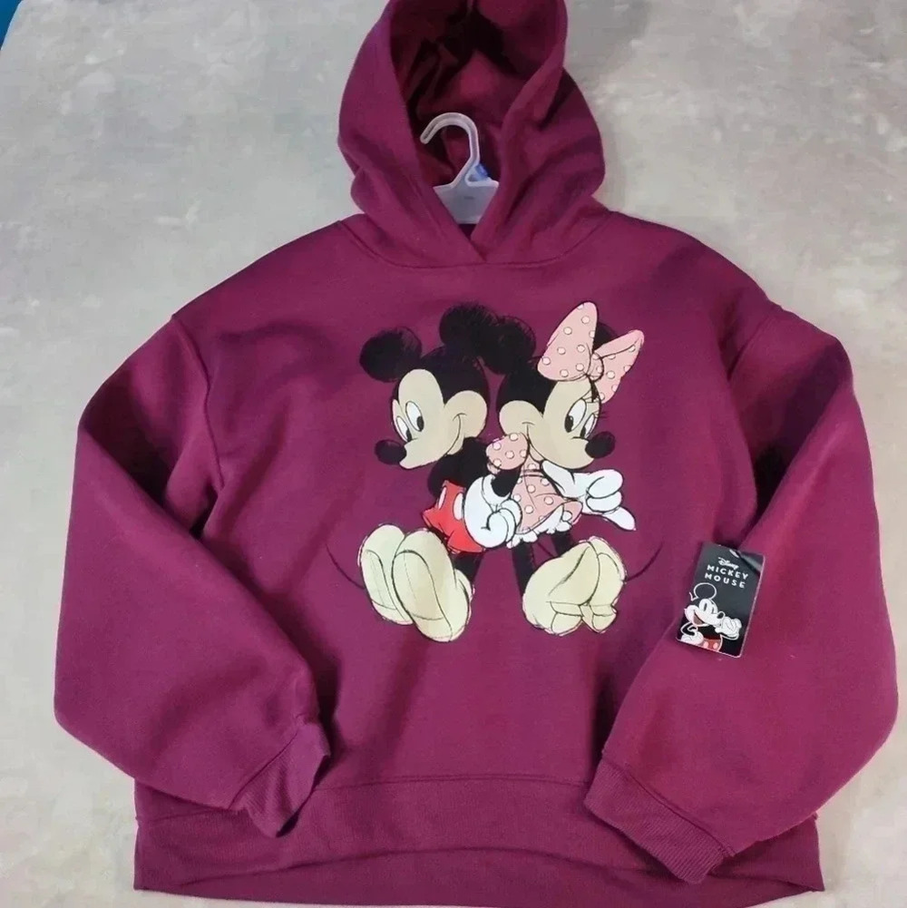 Mickey Minnie Disney Hoodie Sweatshirt Women’s Sz 1X NWT